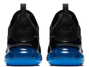 Nike Air Max 270 черные с синим