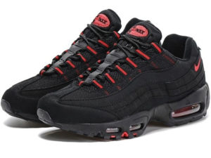 Nike Air Max 95 черные с красным