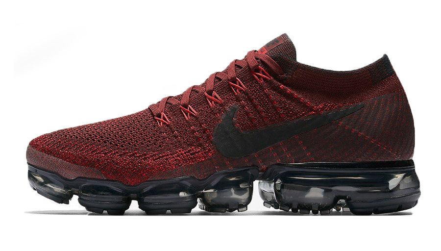 vapormax in red