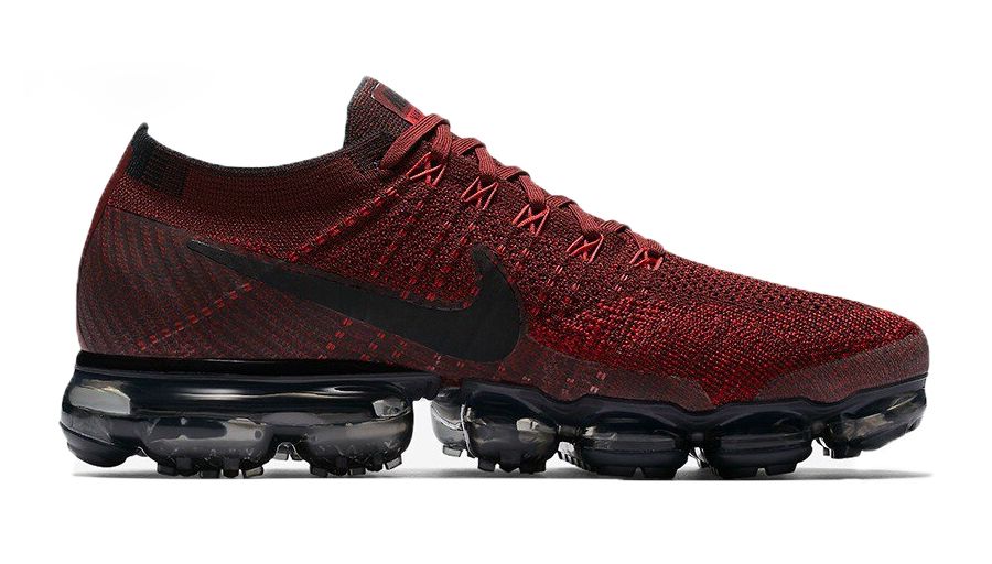 red nike air vapormax flyknit
