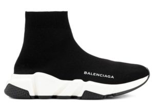 Balenciaga Speed Trainer Black/White черно-белые женские мужские (35-45)