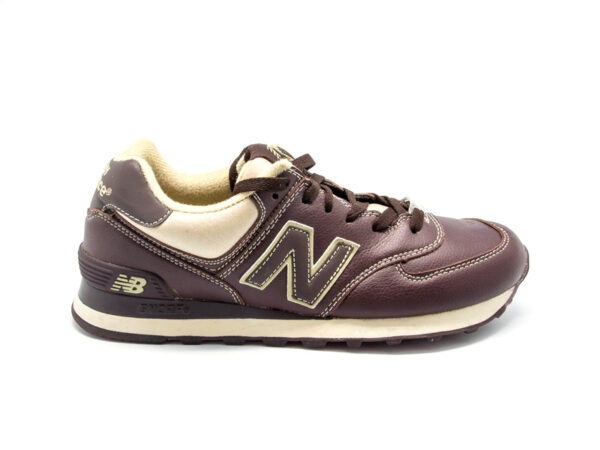 New Balance 574 кожаные коричневые (40-46)