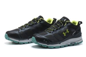 Under Armour Charged черные с зеленым (40-44)