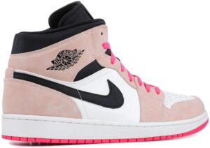 Nike Air Jordan 1 Retro бело-розовые (35-39)