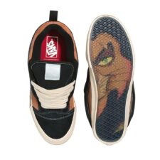 Кеды Vans Old Scool X Disney Knu черные с коричневым замшевые женские (36-40)